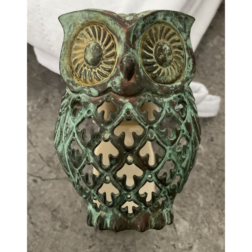 VGC Bath & Body Works “Patina Looking” Owl Wallflower Fragrance Plug In
